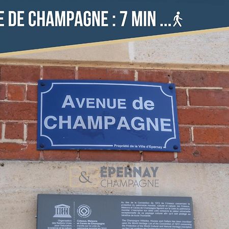 Terrasse 86 - Terrasse & Climatisation - 4-6 Personnes - Bnb Épernay Kültér fotó
