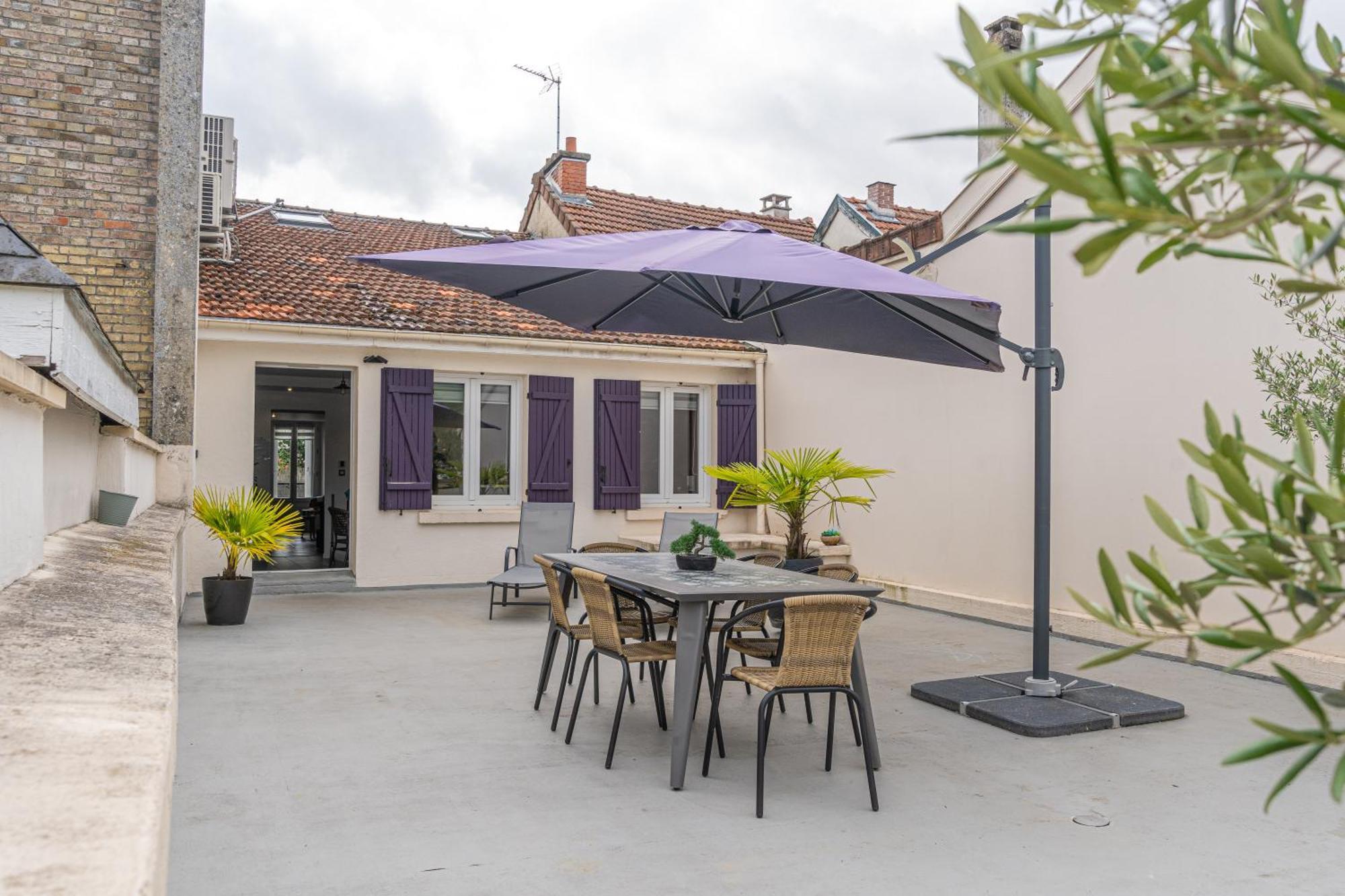 Terrasse 86 - Terrasse & Climatisation - 4-6 Personnes - Bnb Épernay Kültér fotó