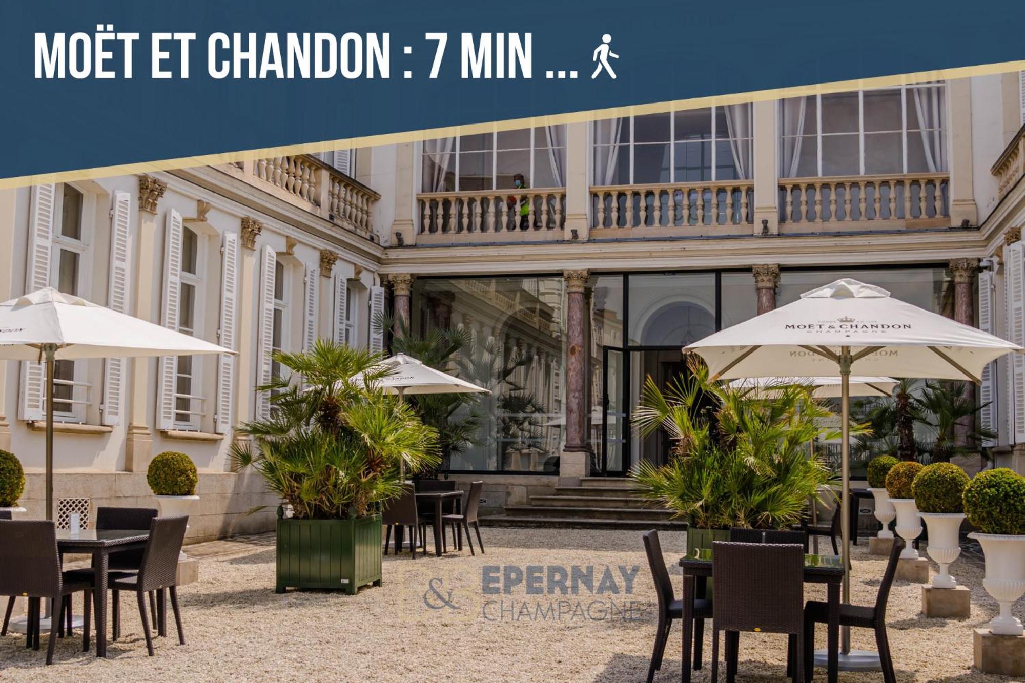 Terrasse 86 - Terrasse & Climatisation - 4-6 Personnes - Bnb Épernay Kültér fotó